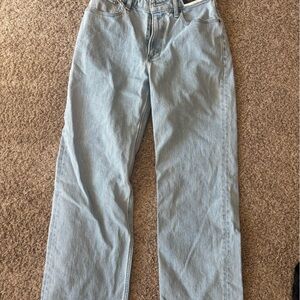 Abercrombie & Fitch women’s Light Blue Straight Jeans